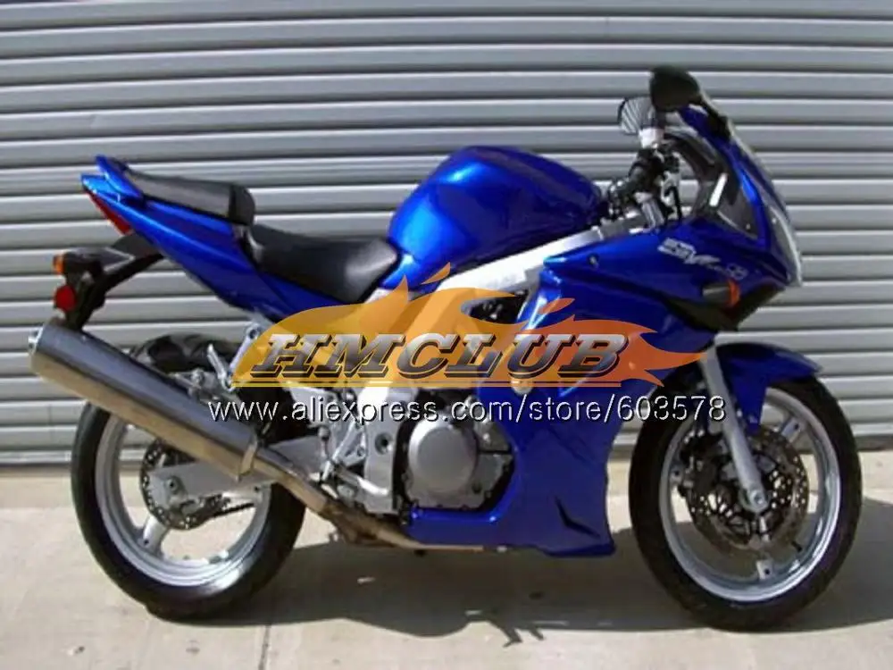 SV650S для SUZUKI SV650S 03 06 07 08 09 10 13 19CL. 90 SV1000S 2004 2005 2006 2007 2008 2009 2010 2012 2013 ассортименте голубой обтекатель - Цвет: No. 12
