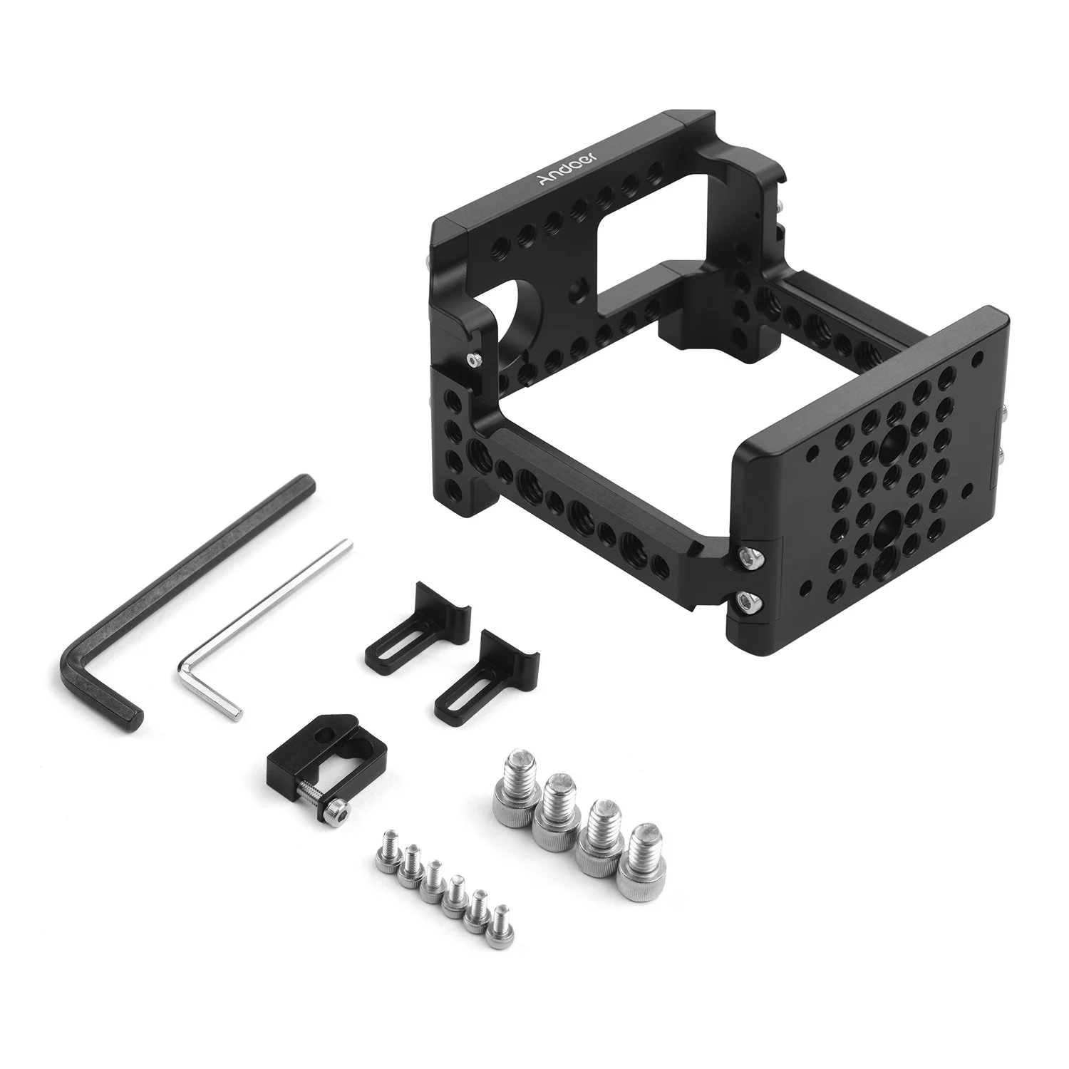 Andoer Handeld клетка для камеры алюминиевая камера s фитинги клетки для Z CAM E2C с холодным башмаком крепление 1/4 винт аксессуары для съемки