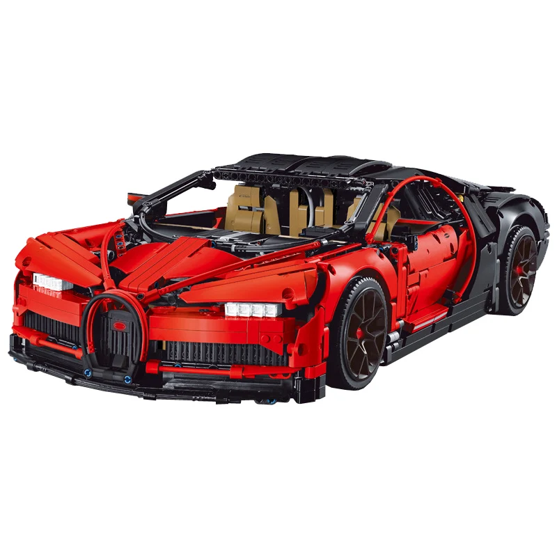 red DHL 20087 Technic Toys MOC-16915 P1 мотор автомобиль набор супер гоночный строительные блоки кирпичи приложение RC игрушки Рождественский подарок - Цвет: red