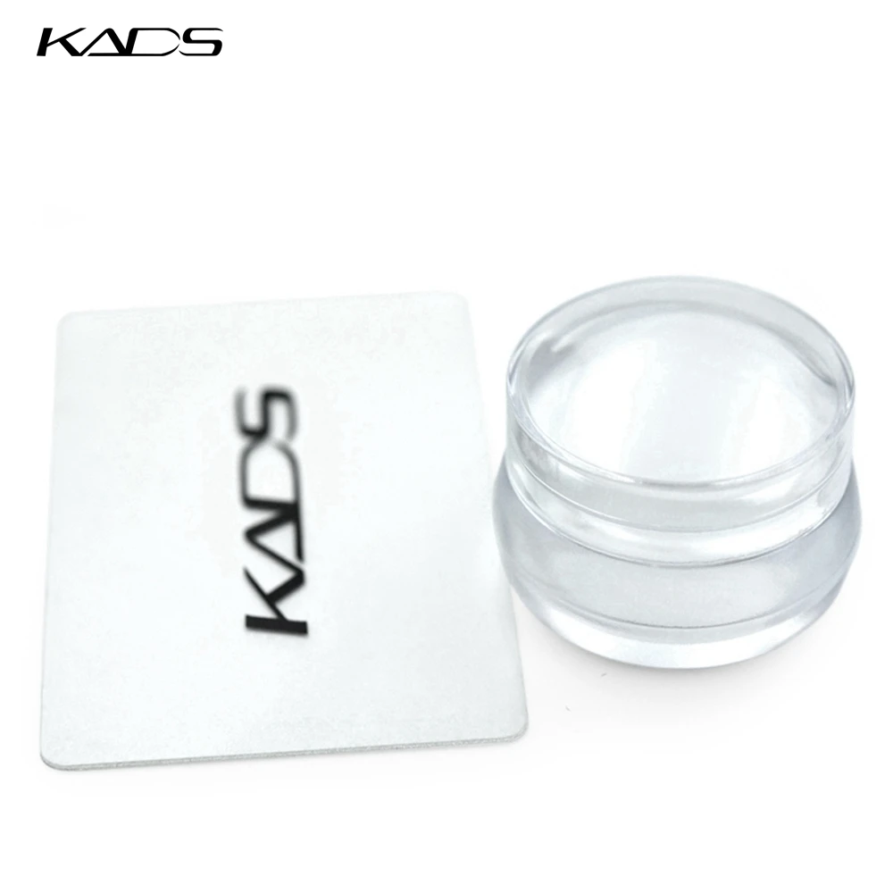 

Nail Stamper Scraper Nail Art Templates Pure Clear Jelly Silicone Nail Art Stamp For Stamping Polish Print Manicure Plate Tool