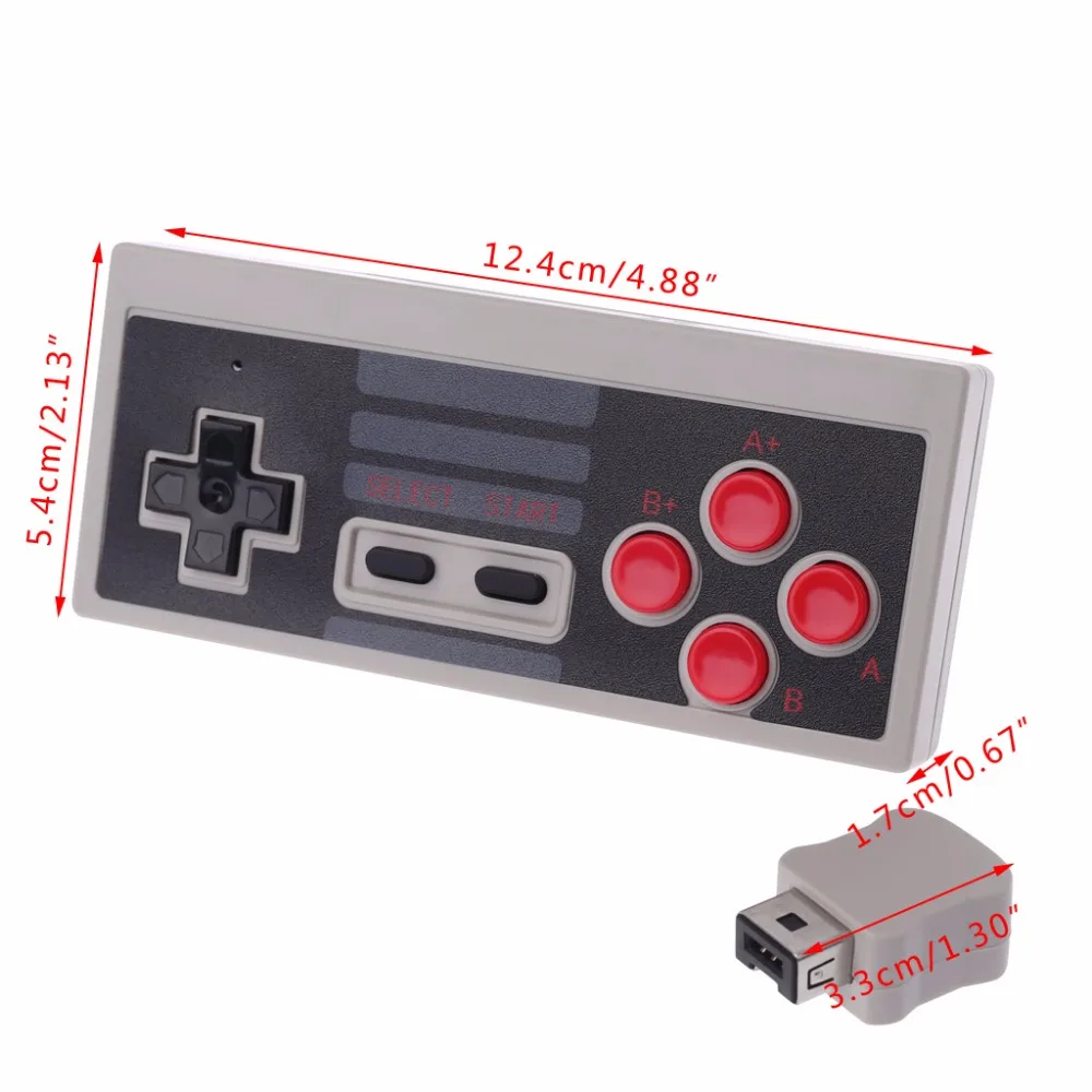 Brand High Quality Mini 2.4GHz Wireless 5M Receive Game Controller Gamepad For NES Classic Edition Game Accessoy