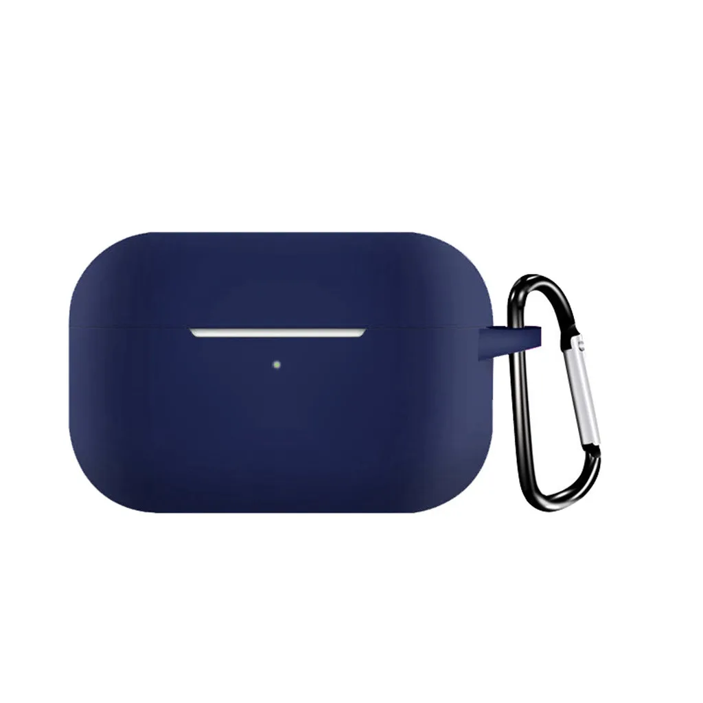 Силиконовый чехол для Airpods Pro, защитный кожаный чехол, беспроводной зарядный чехол для AirPods Pro, чехол для наушников, защита, 19NOV5