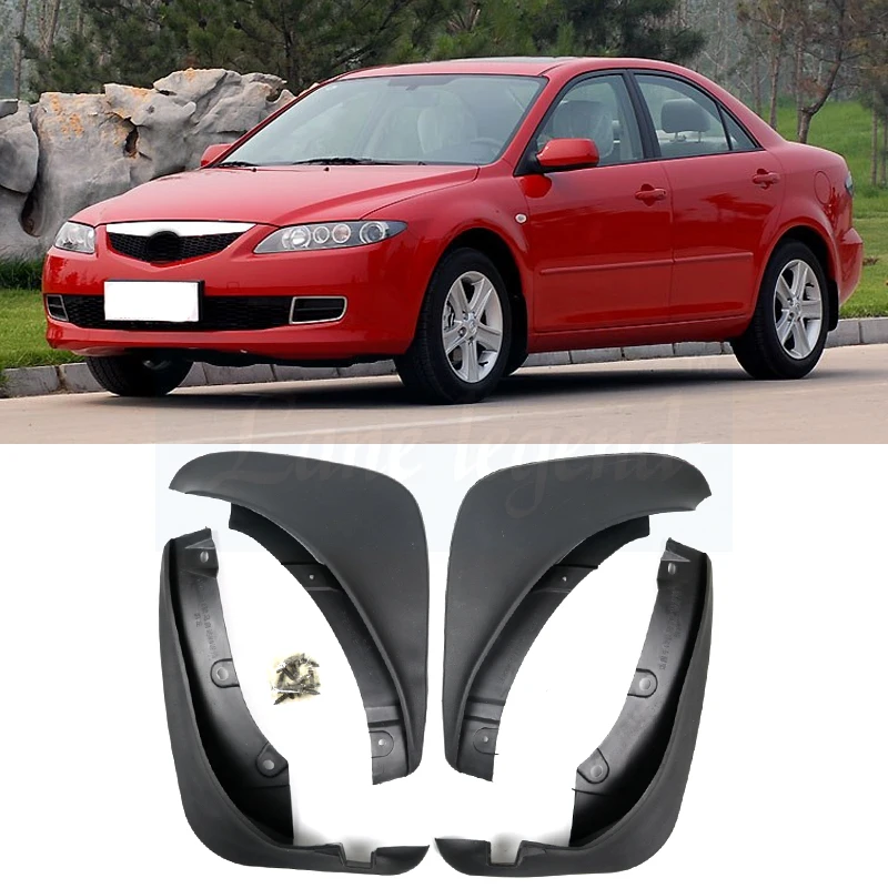 Набор брызговиков для Mazda 6 Sedan 2003 2008 GG брызговики крыло 2002 2004 2005 2006 2007|Грязезащита|
