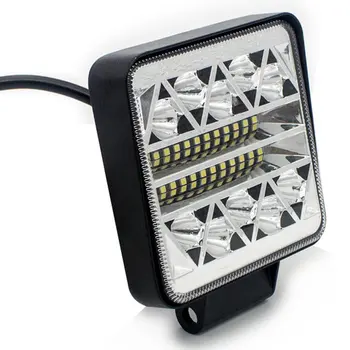 

102W 34LED Car LED Work Light Square 4 Inch Off-road Vehicle Spotlight Construction Vehicle Modified Light