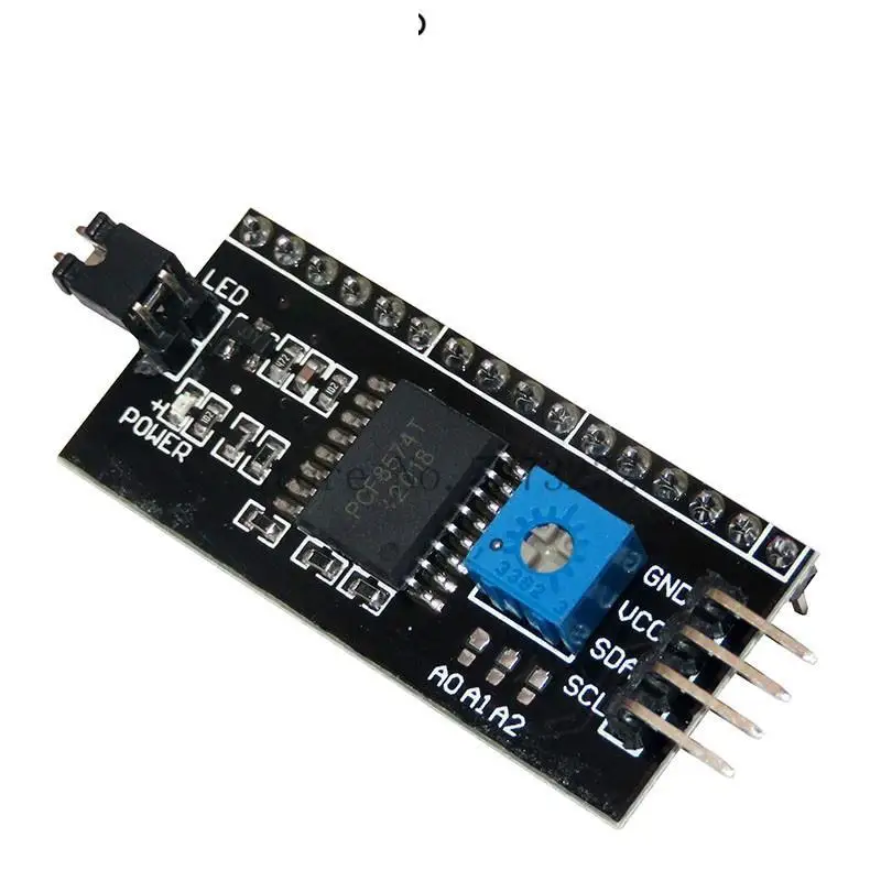 Serial Board Module Port PCF8574 IIC/I2C/TWI/SPI Interface 1602 2004 LCD Display | Электронные компоненты и