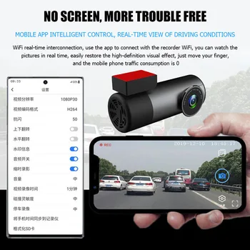 

3518EV300 Chipset WiFi Dashcam 1080p FHD Car DVR Dashboard Camera Video Recorder Practical Car Vehicle Accessaries