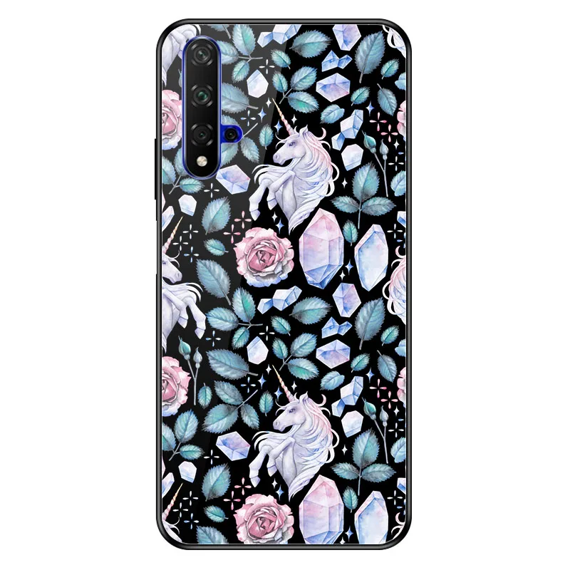 A040 Geruide для huawei honor 20 чехол, закаленное стекло honor 20 lite чехол cubierta para Для huawei honor 20 pro YAL-L41 L21 чехол - Цвет: A040