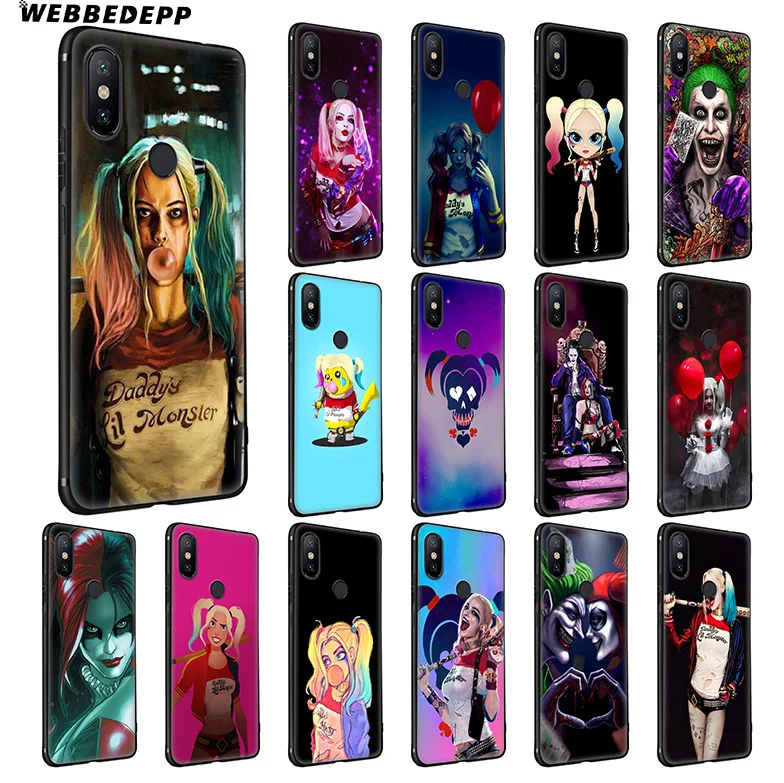Harley Quinn Suicide Squad Joker Soft Silicone Case for Xiaomi Redmi Note 7 6 6A 5 4 4X 4A S2 Plus Pro Lite Go |