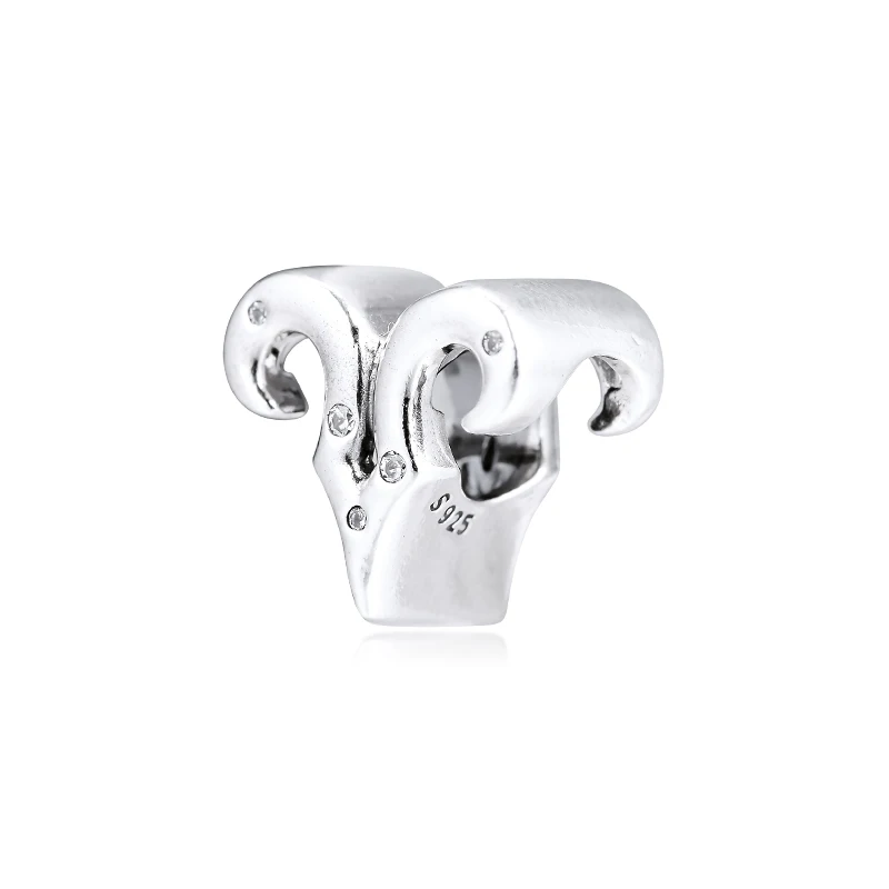 CKK Aries кулоны со знаками Зодиака 925 подходит браслет Pandora Стерлинговое Серебро Шарм бусины для изготовления ювелирных изделий kralen Berloque