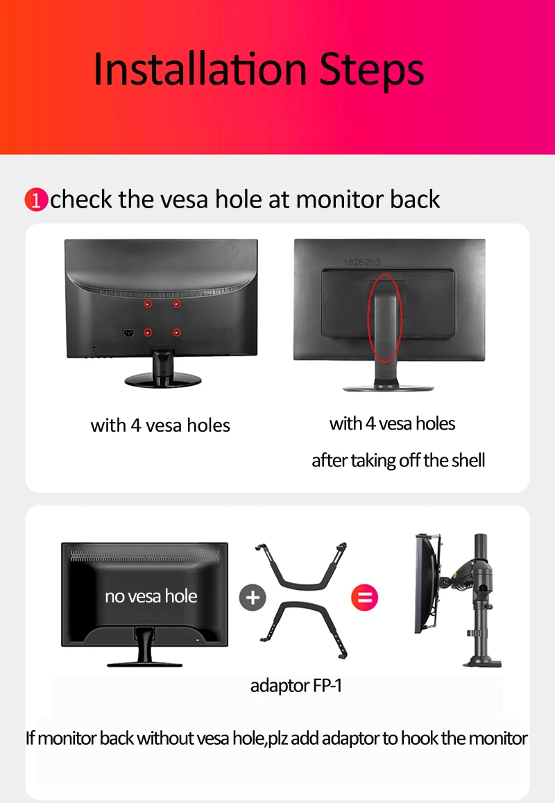 completo desktop ergonômico monitor tv suporte de montagem carga 2-12 kgs