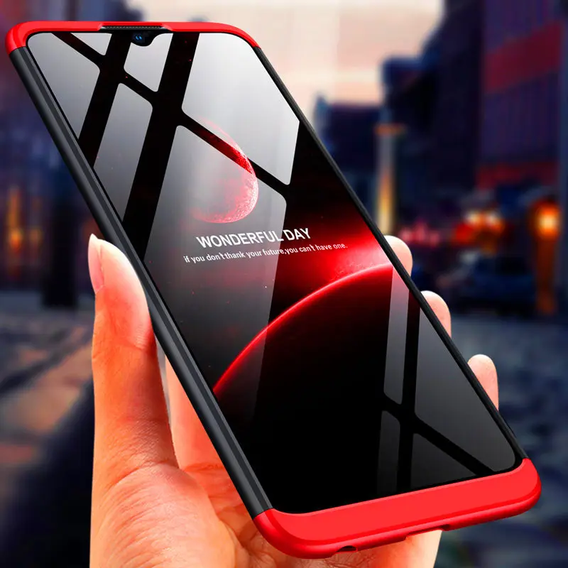 Vivo Y17 Y15 Y12 U10 U3X чехол 360 Защита всего тела жесткий для телефона y17 матовый защитный