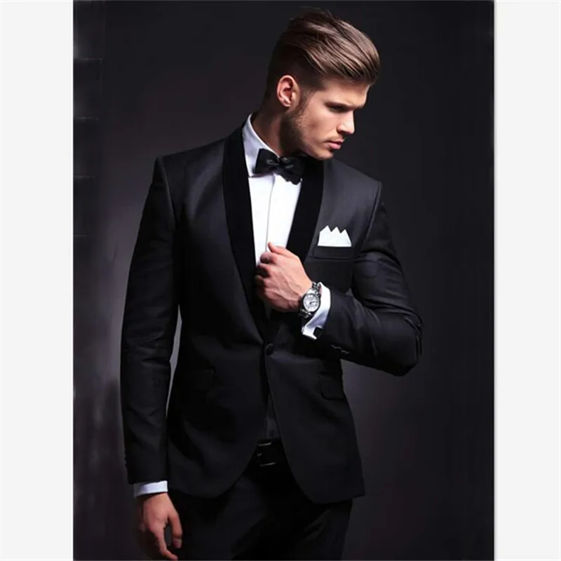 27 Style and color Мужские костюмы(пиджак+ брюки) цвета шампанского, мужские двубортные деловые свадебные костюмы джентльмена, мужские костюмы из 2 предметов - Цвет: 27 Style and color
