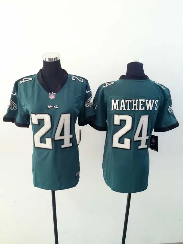 Зеленый Женские Филадельфия s, 7 Sam Bradford 11 Tim Tebow 29 DeMarco Murray 43 Darren Sproles, Джерси - Цвет: Зеленый