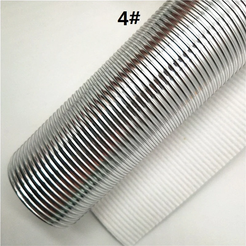 4 1PC 21X29CM Stripse Faux Leather Fabric, Synthetic Leather Fabric Sheets, PU Leather For Making Bows LEOsyntheticoDIY T303 - Цвет: 4