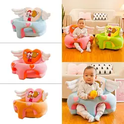 Sièges en peluche pour bébé, en velours, cristal, confortable, dessin animé, apprentissage, Support de canapé, housse de siège, jouets 0 3T 