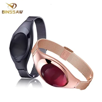 

BINSSAW Women Smart Watch Fashion Band bracelet Blood Pressure Heart Rate Monitor Pedometer Fitness Tracker Android IOS Watch