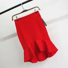 Европейский и американский рыбий хвост нерегулярные ласточкин хвост тонкий мешок бедра лист лотоса шаг юбка