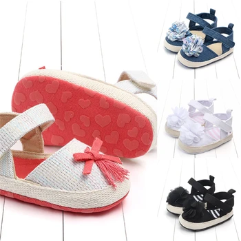 

2019 New Summer Toddler Newborn Baby Girl Soft Sandals Cute Flower Breathable Shoes