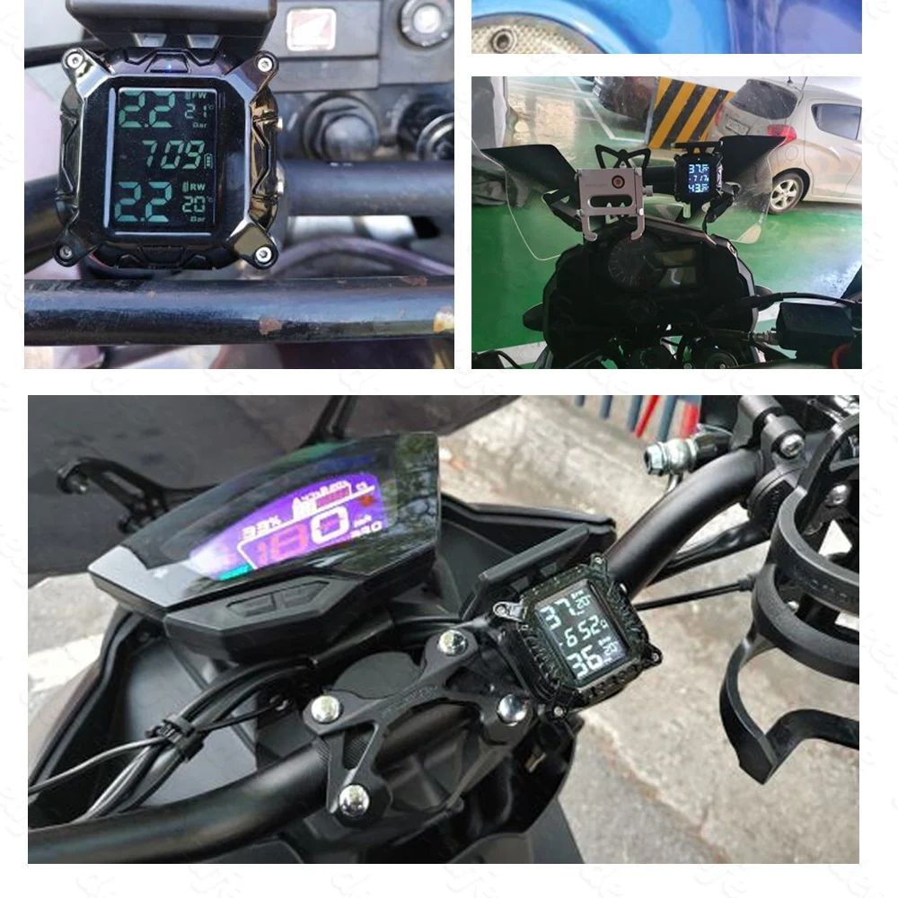 tpms para motocicleta, scooter, tpms, sensor de pneus