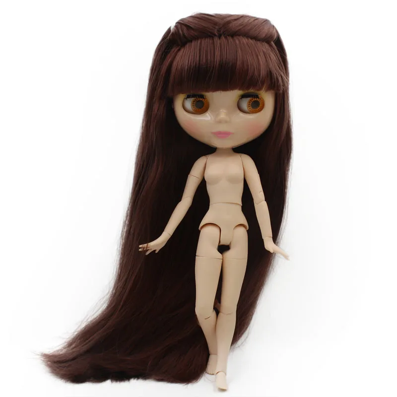 Шарнирная кукла Blyth, Neo Blyth кукла ню индивидуальные матовые лица куклы можно изменить макияж и платье DIY, 1/6 шарнирные куклы SNO2 - Цвет: NO.19