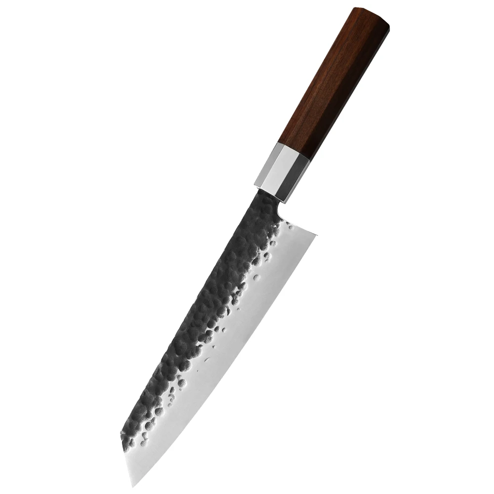 H.8 chopping knife XYj набор кухонных ножей из нержавеющей стали 8 ''шеф-повара 7'' нож для приготовления пищи Santoku кожаное покрытие оболочки аксессуары для кухни - Цвет: H.8 chopping knife