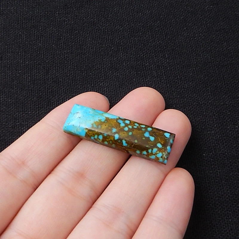 Natural Stone Turquoise Cabochon 34x10x5mm 3.8g semiprecious stones fashion cabochon fine jewelry