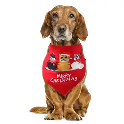 2019 Новинка Горячая Распродажа 3 шт рождественские банданы для собак моющиеся банданы для шеи для домашних животных треугольные нагрудники