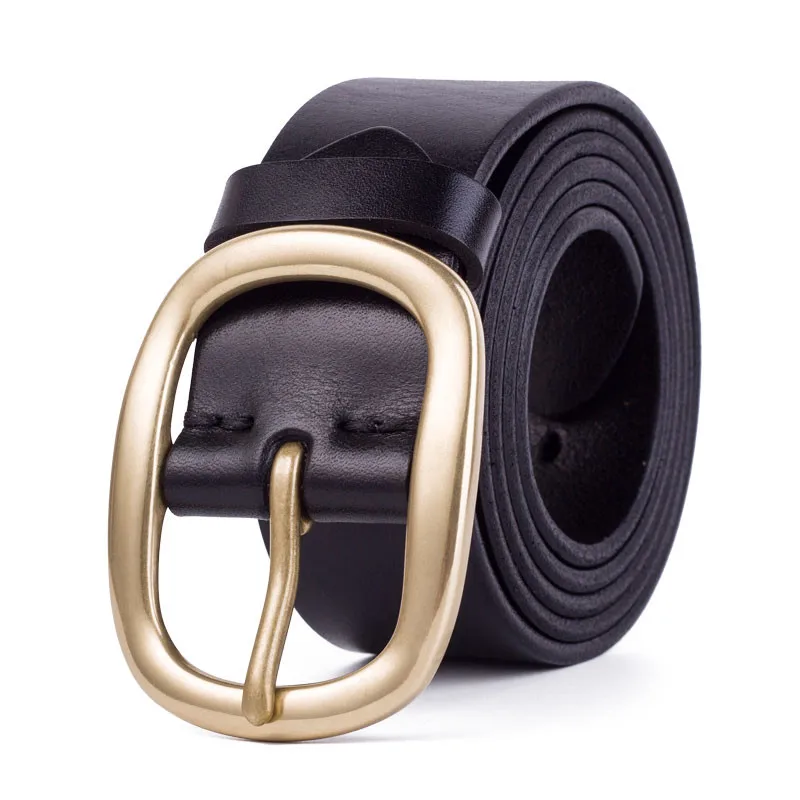 

top Fashion 100% Cow Genuine Leather Luxury Strap Male Belts High Grade Quality Vintage Pin Buckle For Adult Man Belt for Jeans