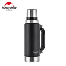 2.2L/1.25L Naturehike Классическая Вакуумная бутылка для воды с изоляцией из нержавеющей стали Термокружка для отдыха на природе