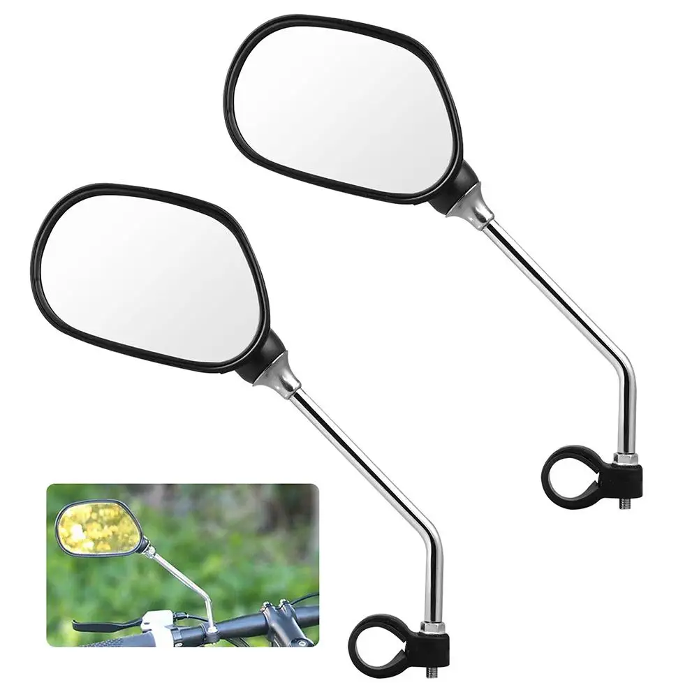 2Pcs Bicycle Bike MTB Handlebar Adjustable Rear View Side Mirrors Replacements Sid | Спорт и развлечения