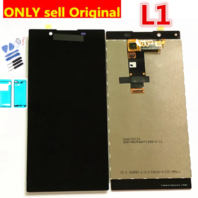 Оригинальный ЖК дисплей для Sony Xperia L1 G3312 дигитайзер сенсорного экрана панель в