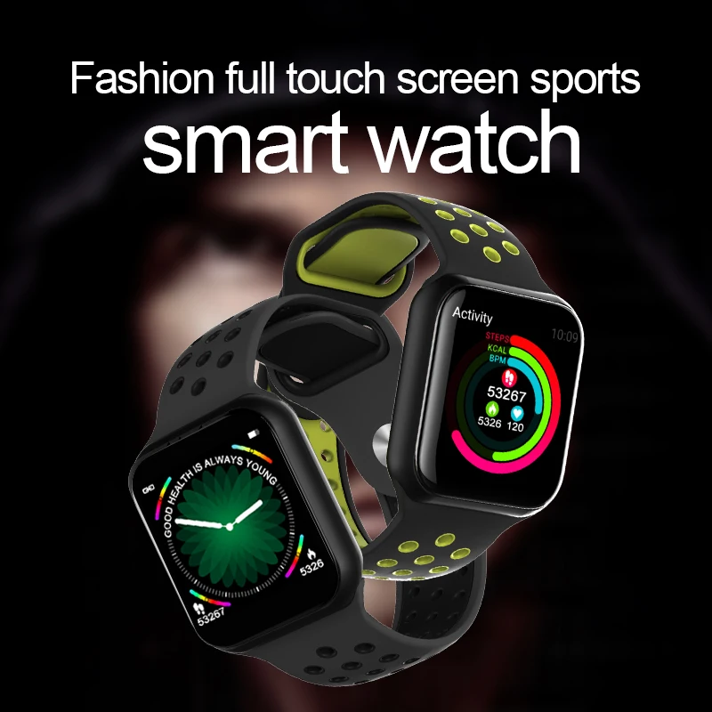 Longet полный экран сенсорный Умный браслет для мужчин F8 IP67 водонепроницаемый браслет в режиме реального времени мониторинг сна Шагомер Смарт часы