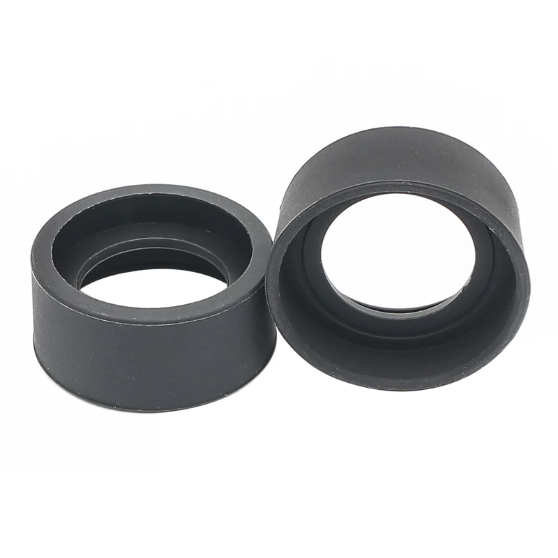 Eye Protector Cups Foldable Rubber for 34-38 mm Microscope Eyepiece Telescope
