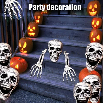 

Halloween Decoration Buried Alive Horror Plastic Skulls Buried Alive Horror Plastic Skulls Buried Alive Lifelike Plastic