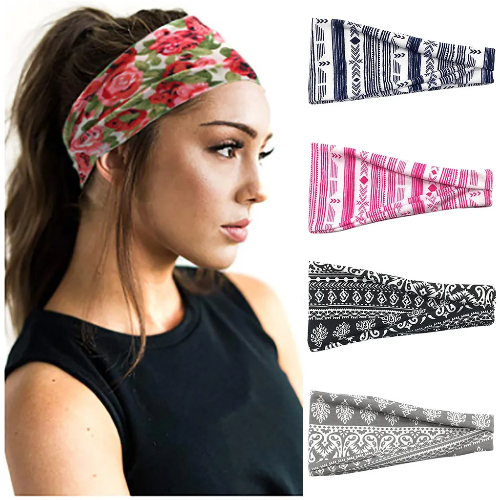 wide yoga headband