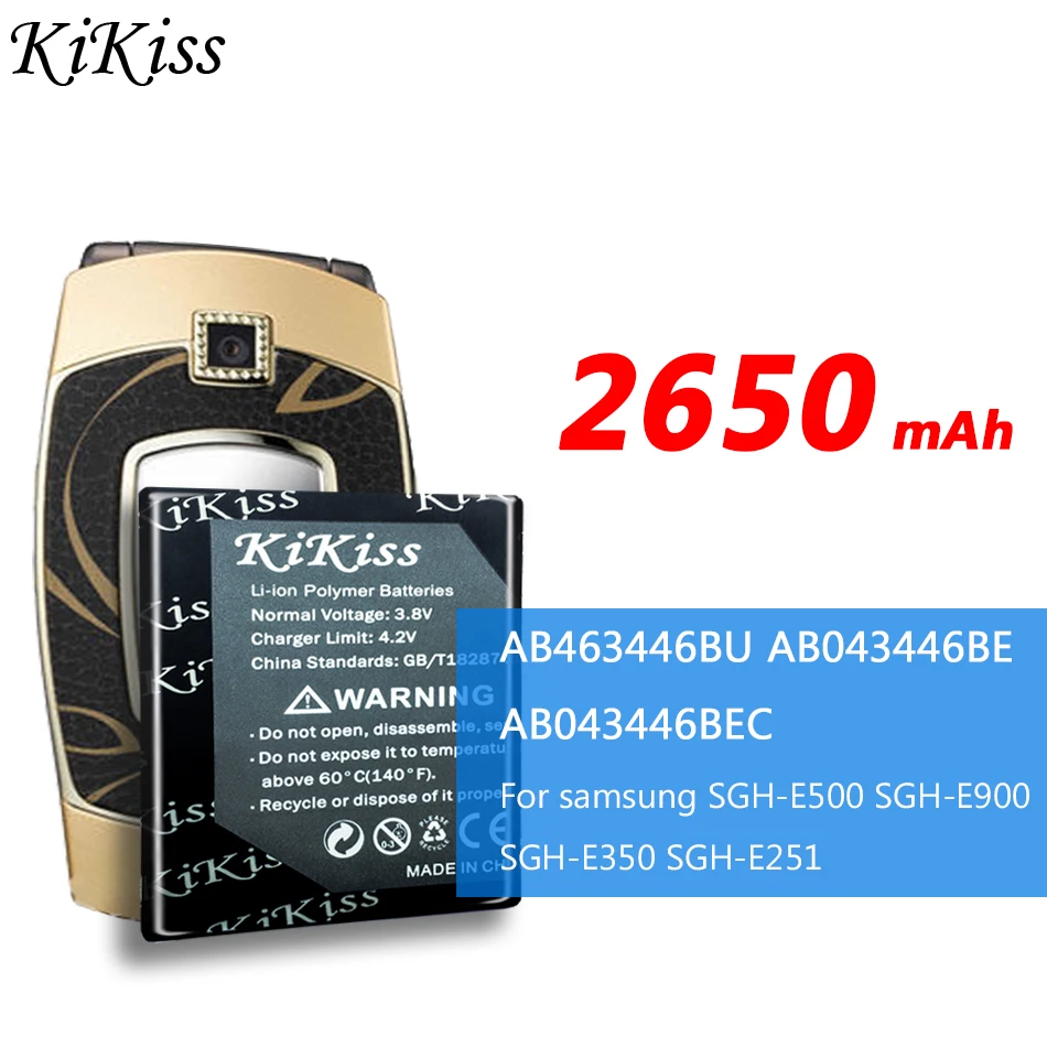 Ab463446Bu Ab043446Be Ab043446Bec Batteria Per Telefono Cellulare Samsung Sgh E251 E258 E350 E428 E500 E900 E908 M620
