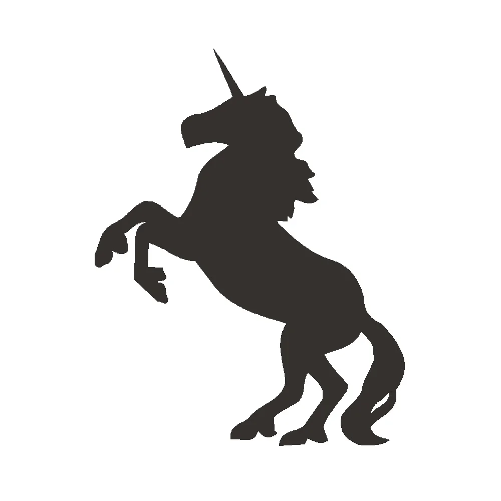 Красивая декоративная наклейка в виде единорога на стену декор для детской