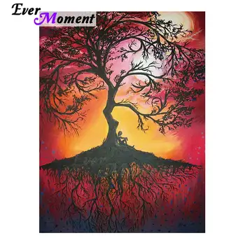 

Ever Moment Diamond Art Painting 5D Landscape Tree of Fantasy Pictures Of Rhinestones DIY Gift Craft Home Decoration 5L089