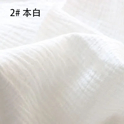 100*135 см тканевая драпировка хлопок и лен двойной марлевые креп ткань для детской одежды Женская юбка одежда для сна ткани - Цвет: bb369