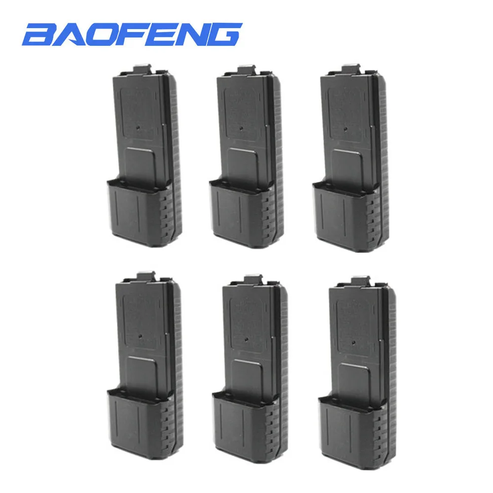 6 шт. Расширенный 6X AA Аккумулятор Чехол Для BAOFENG UV5R 5RA 5RB 5RE 5REPlus BL-5L двухстороннее радио