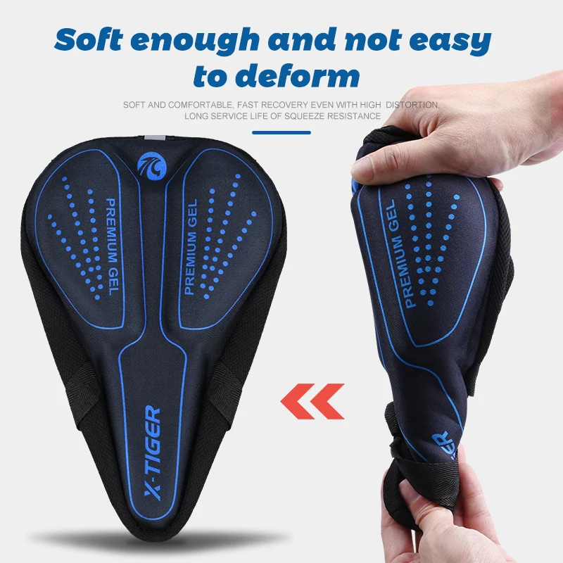 X TIGER coprisella per bici 3D morbido addensato tappetino per bicicletta  traspirante sedile per sella per bicicletta comodo cuscino per sedile in  schiuma|Bicycle Saddle| - AliExpress