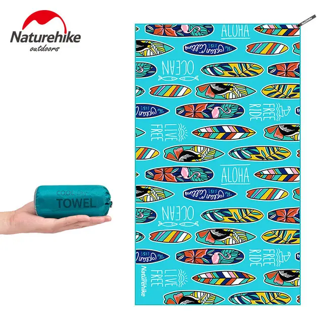 US $9.00 Naturehike 2019 New Compact Bandana Microfiber Quick Dry Camping Towel Fast Drying Travel Hiking Ba