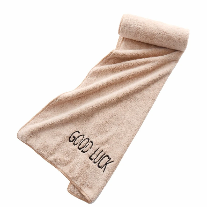Хлопковое полотенце для душа, милое абсорбирующее хлопковое жаккардовое полотенце, мягкое, для взрослых, для студентов, пара плюшевых антибактериальных полотенец JJ50MJ - Цвет: D