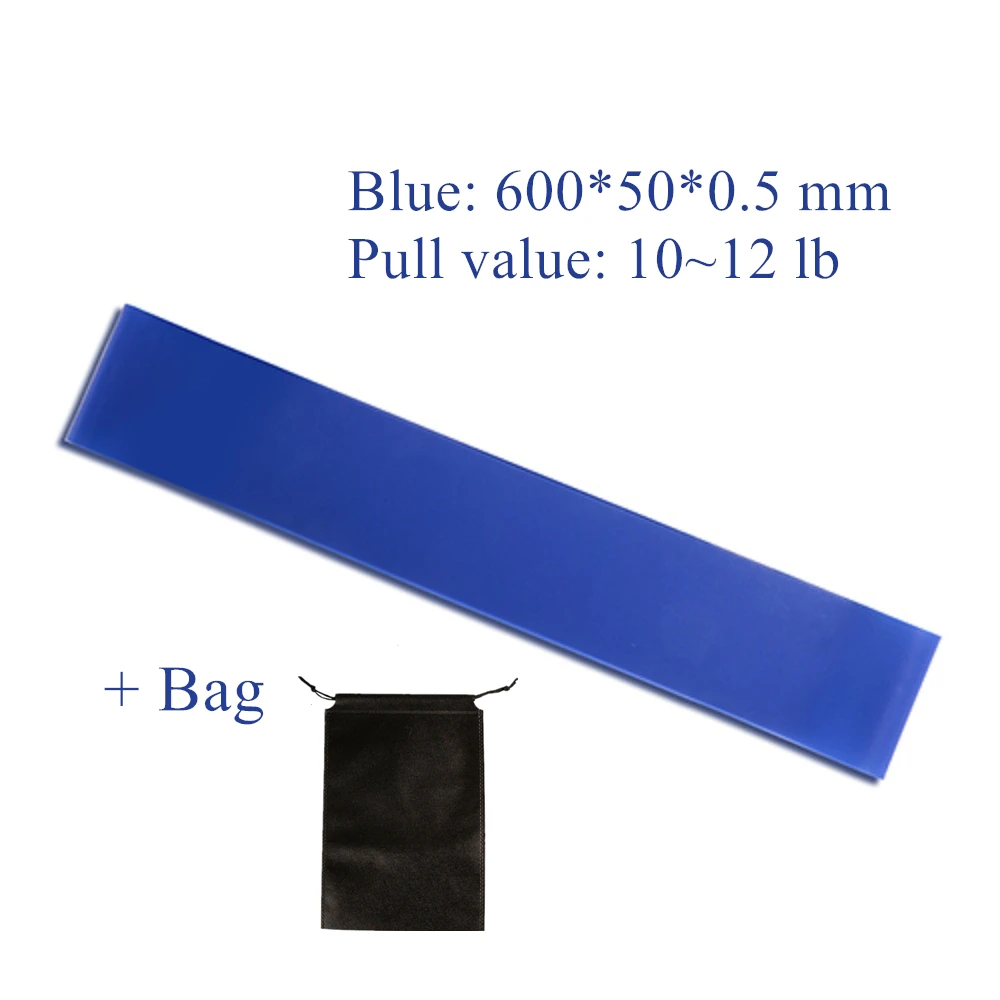 Blue with Bag Эластичные резинки для тренировок в тренажерном зале, для мужчин и женщин, для занятий кинетическими лигами - Цвет: Blue with Bag