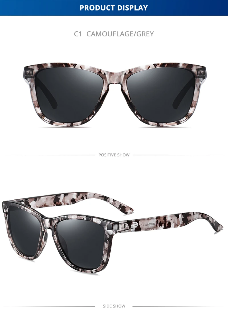 Fyrkantiga solglasögon för herr och dam polariserade_voghion.com
