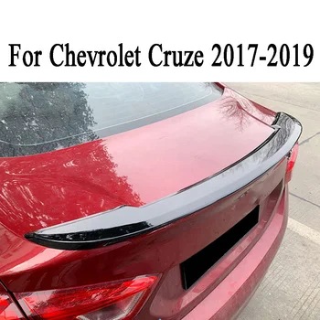 

For Chevrolet Cruze 2017 2018 2019 ABS Rear Trunk Paint Spoiler Tail Wings Lip