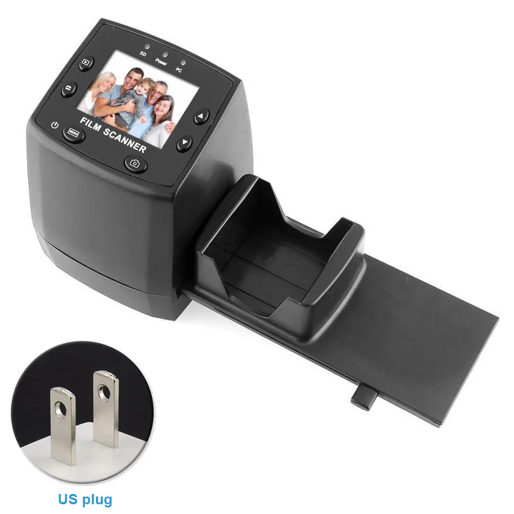 

EC717 2.4inch Photography Quick Slide Movie LCD Display Converter JPEG Negative Films Editing Film Scanner High Resolution Tool