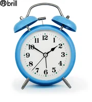 Colorful Vintage Alarm Clocks Modern Design LED Black Digital Alarm Clock Simple Retro Metal Alarm Clock Kids Desk Cute Clocks 5