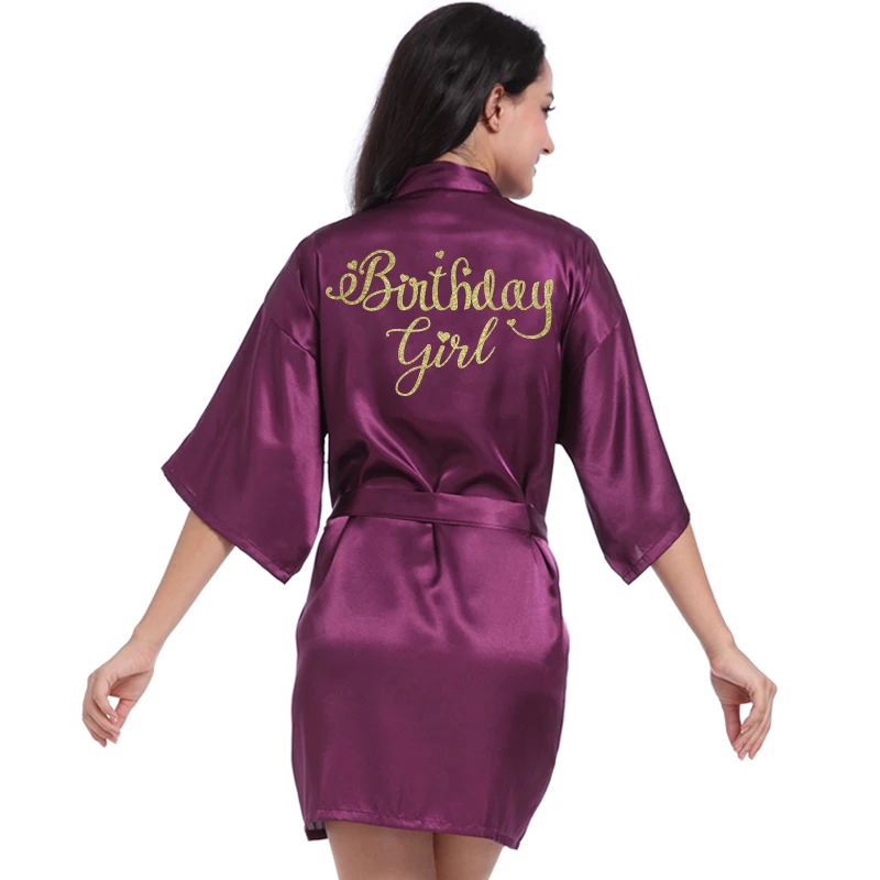 紫色 birthday Girl