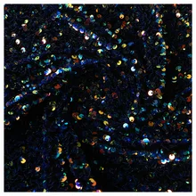 Width130cm высокое качество красочные блестящие пайетки Ткань 3D пена вышивка для DIY свадебное платье декор дома блесток ткань